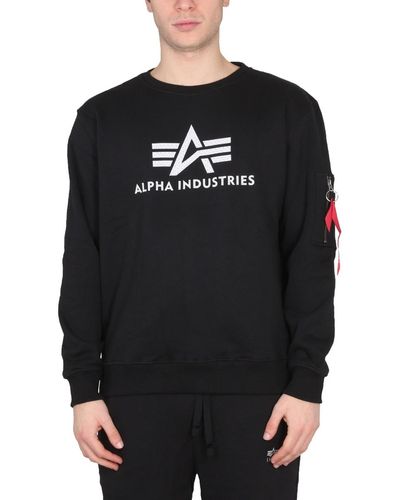 Alpha Industries Crewneck Sweatshirt - Black