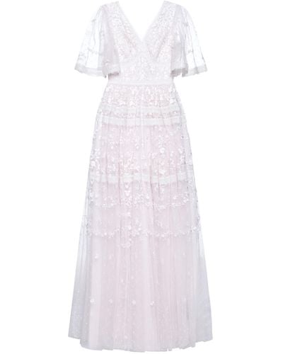 Needle & Thread Sweetheart Lace Gown - White