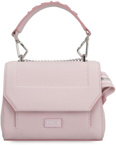 Lancel Ninon Leather Mini Handbag - Pink