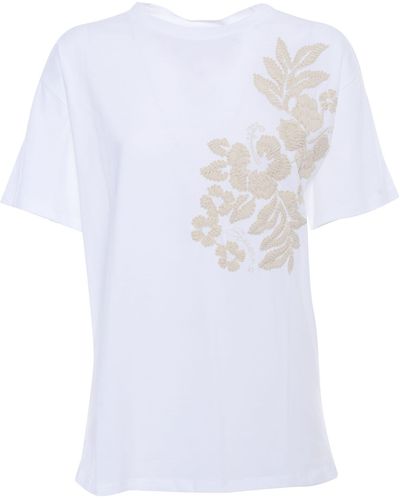 Ermanno Scervino Emroidery T-Shirt - White