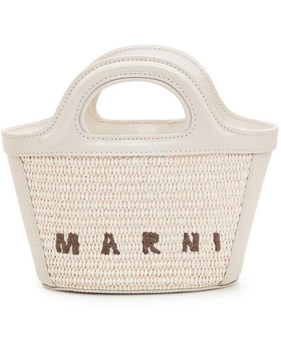 Marni Tropicalia Micro Bag - White
