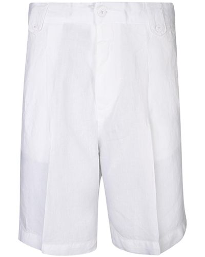 Costumein Miaky B Linen Shorts - White