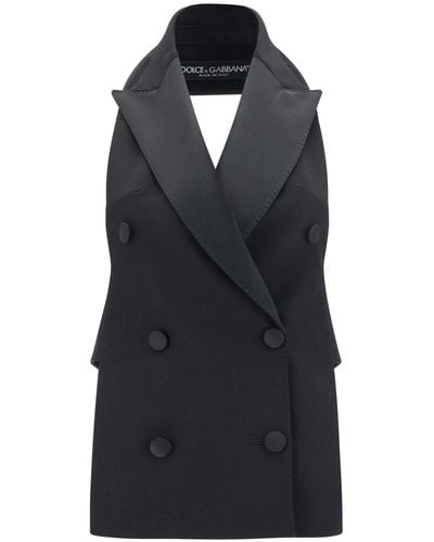 Dolce & Gabbana Blazers & Vests - Black