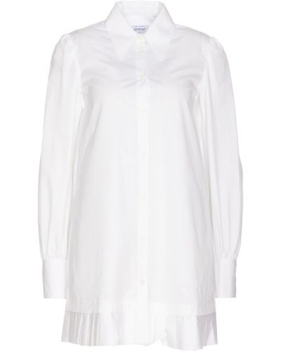 Off-White c/o Virgil Abloh Overshirt Dress - White