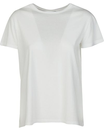 Aspesi Round Neck T-Shirt - White
