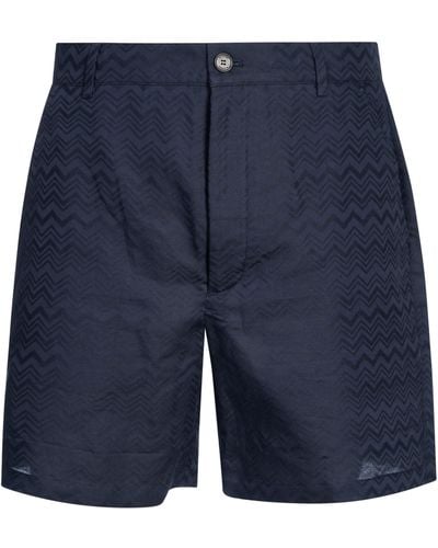 Missoni Buttoned Shorts - Blue