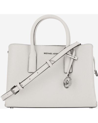 Michael Kors Leather Handbag - White