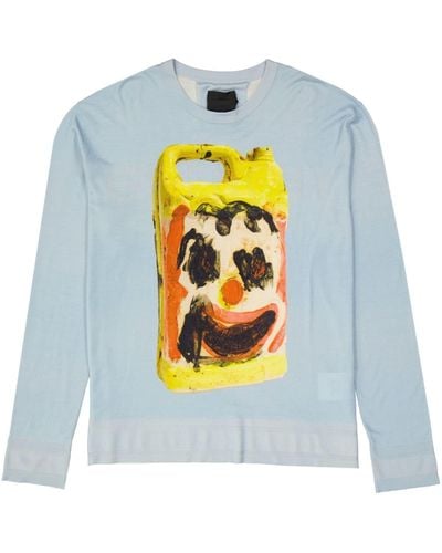 Givenchy Wool And Silk Printed Sweater - White