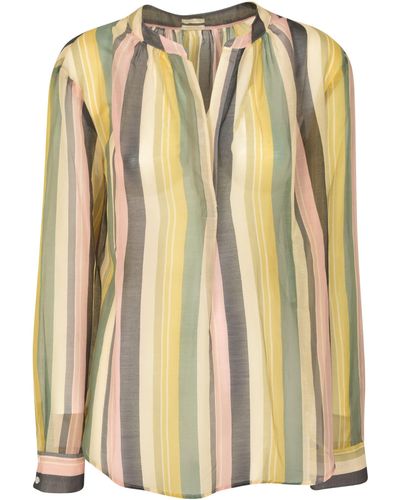 Massimo Alba Stripe Print Shirt - Multicolour