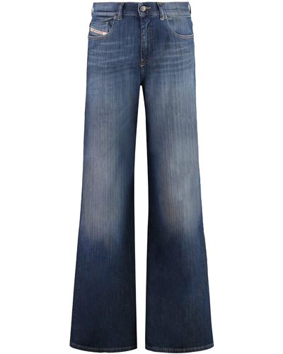 DIESEL 1978 D-Akemi Bootcut Jeans - Blue