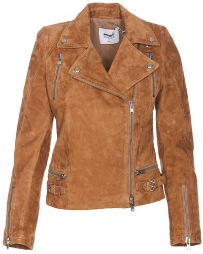 S.w.o.r.d 6.6.44 Suede Jacket - Brown