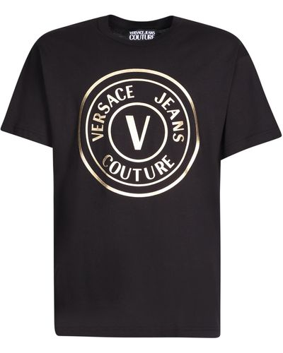 Versace V-emblem T-shirt - Black