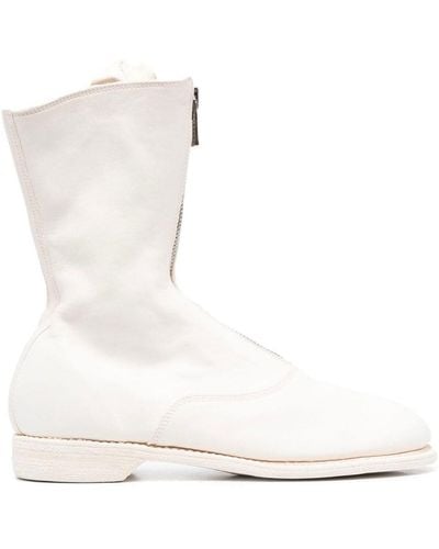 Guidi Leather Boots - White