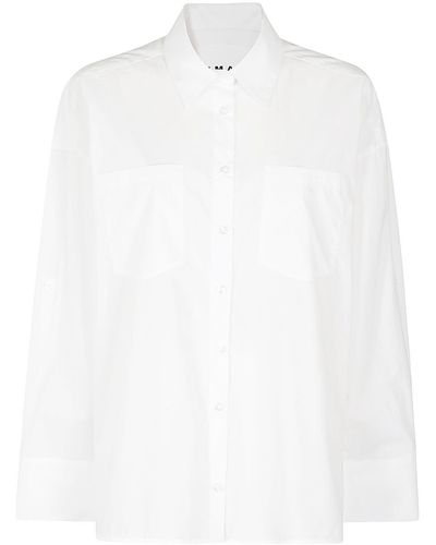 REMAIN Birger Christensen Poplin Classic Shirt - White