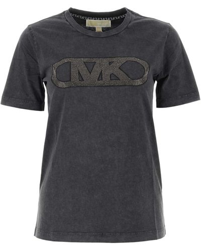 Michael Kors Cotton T-Shirt - Black
