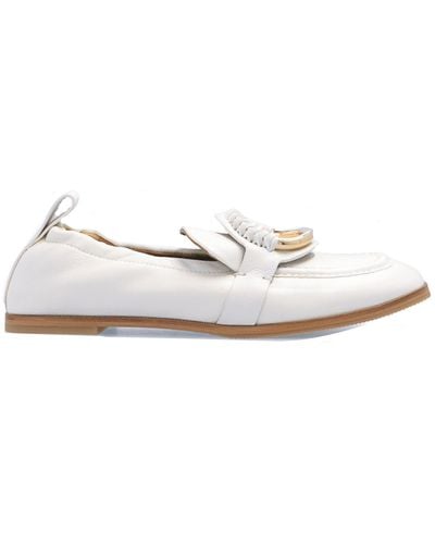 See By Chloé Hana Leather Loafers - White