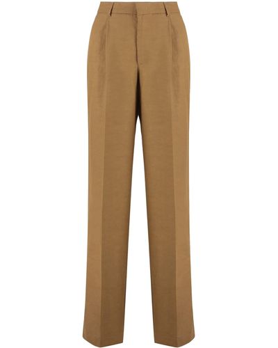 PT01 Straight-Leg Trousers - Natural