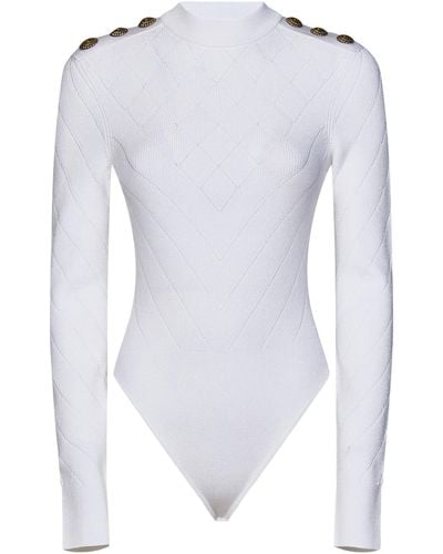 Balmain Paris Bodysuit - White