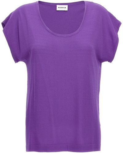 P.A.R.O.S.H. Roux T-shirt - Purple