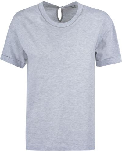 Peserico Round Neck T-Shirt - Blue