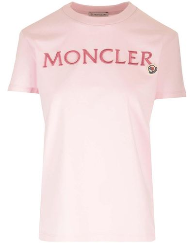 Moncler Signature T- Shirt - Pink