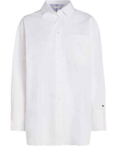 Tommy Hilfiger Long-Sleeved Shirt - White