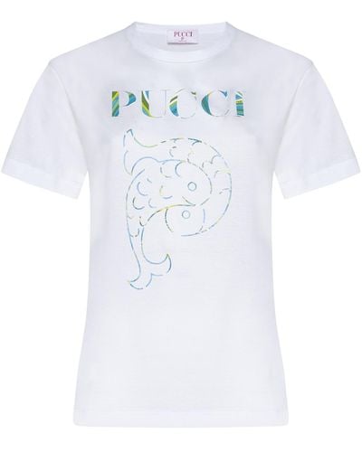 Emilio Pucci T-Shirts And Polos - White