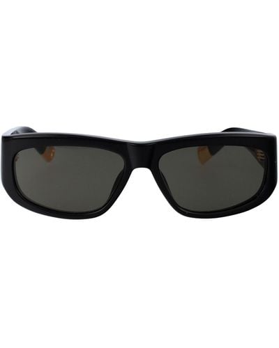 Jacquemus Pilota Sunglasses - Black