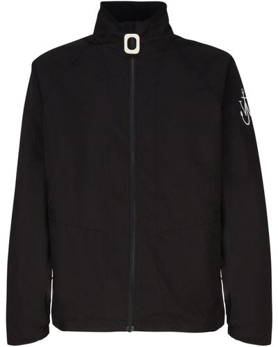 JW Anderson Sports Jacket With Zip - Black
