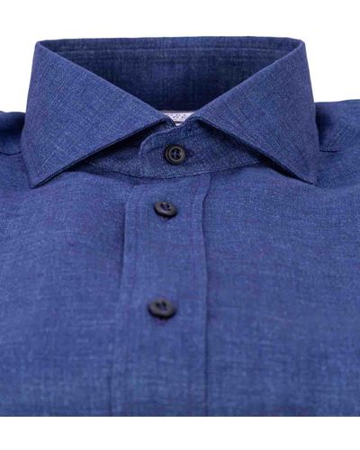 Brunello Cucinelli Linen Shirt - Blue