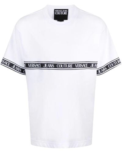 Versace Tape T-shirt Clothing - White