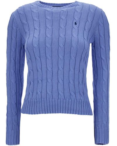 Ralph Lauren Light Tight Fit Crew Neck Sweater - Blue