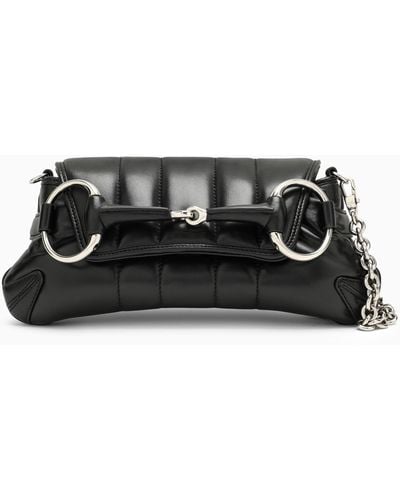 Gucci Horsebit Chain Small Bag - Black