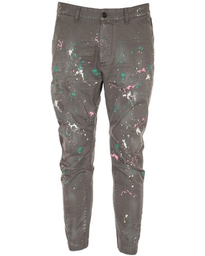 DSquared² Pinky Splash Chinos - Gray