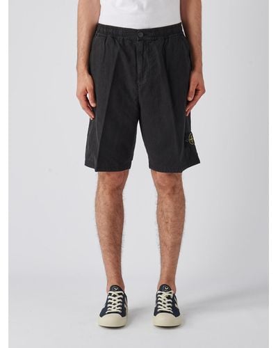 Stone Island Bermuda Confort Shorts - Black