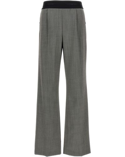 Helmut Lang Chevron Trousers - Grey