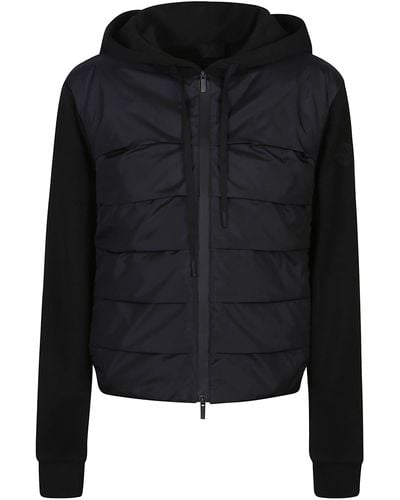 Moncler Zip-Up Cardigan - Black