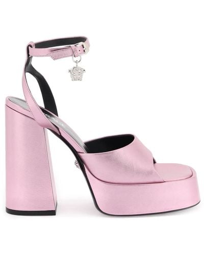 Versace 'aevitas' Sandals - Pink