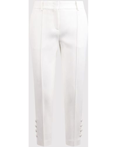 Ermanno Scervino Tailored Crop Pants - White