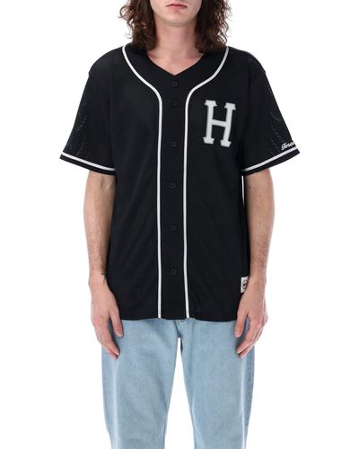 Huf Baseball Mesh Shirt - Black
