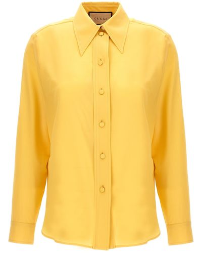 Gucci Silk Shirt - Yellow