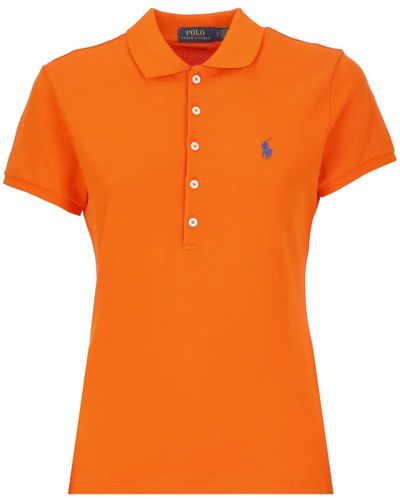 Ralph Lauren Polo With Pony Logo - Orange