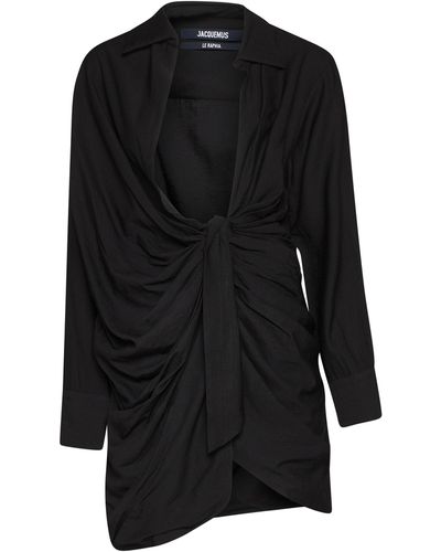 Jacquemus La Robe Bahia Mini Dress - Black