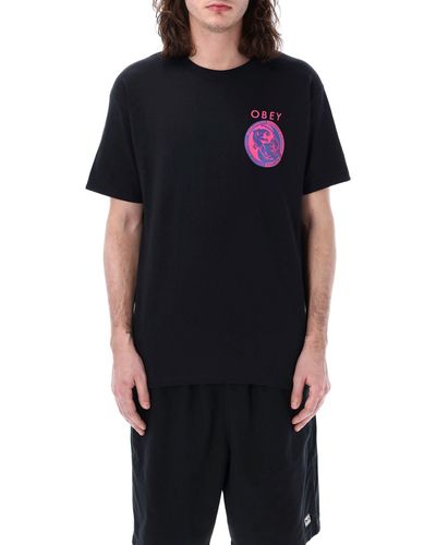 Obey Yin Yang Panthers T-Shirt - Black