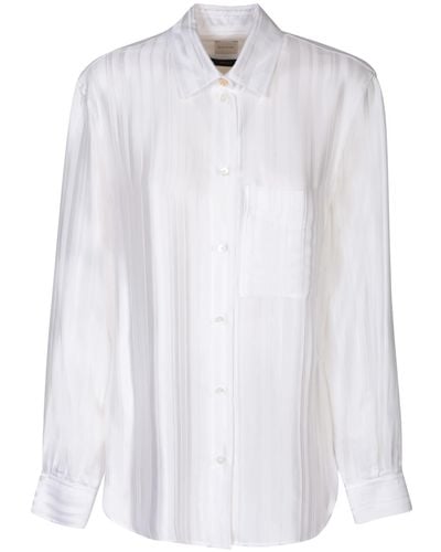 Paul Smith Striped Motif Shirt - White