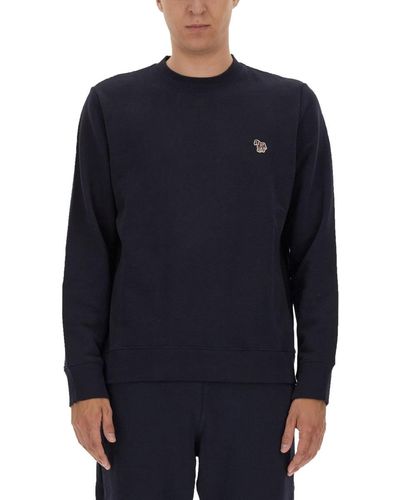 Paul Smith Sweatshirt With Logo - Blue