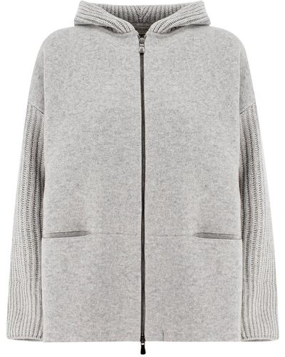 Le Tricot Perugia Jacket - Grey