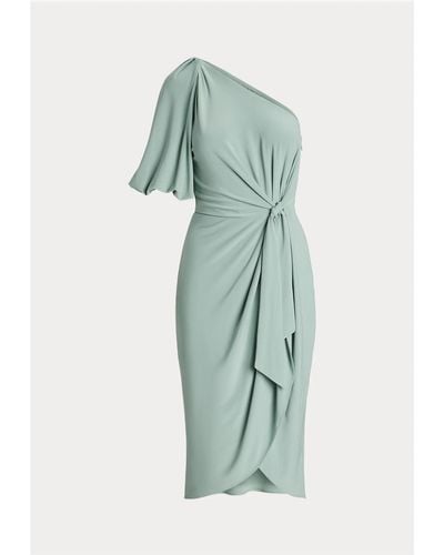 Ralph Lauren Mariyow Short Sleeve Day Dress - Green