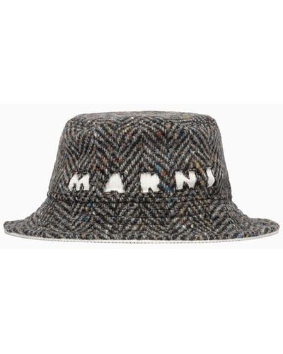 Marni Ni Cloche Hat - Gray