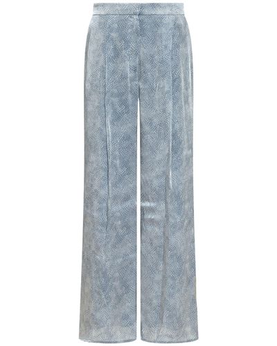 Michael Kors Michael Pants With Petals Decoration - Blue